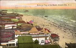 Birds-Eye View Of The Beach Postcard