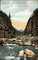 Hobson Peak And Skagway River Postcard