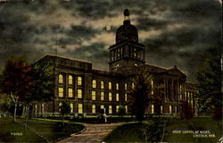 State Capitol At Night Postcard