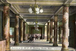 Interior Of Y. M. C. A. Building Postcard