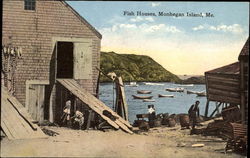 Fish Houses Postcard