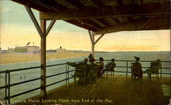 Looking North From End Of The Pier Postcard