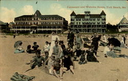 Fairmount And Wahnita Hotels Postcard