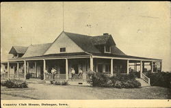 Country Club House And Grounds Postcard