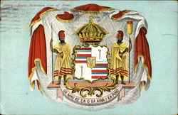 Royal Hawaiian Coat Of Arms Postcard Postcard