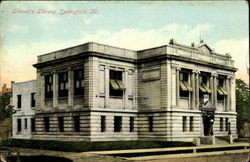 Lincoln's Library Springfield, IL Postcard Postcard