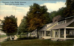 Entrance Lake Brady Brady Lake, OH Postcard Postcard