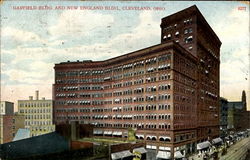 Garfield Bldg. And New England Bldg Cleveland, OH Postcard Postcard