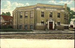 Broadway Free Library Postcard