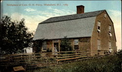 Birthplace Of Com. O. H. Perry Postcard