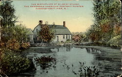 The Birthplace Of Gilbert Stuart Narragansett Pier, RI Postcard Postcard