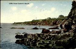 Cliffs From Easton's Beach Postcard