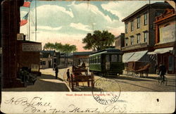 West Broad Street Westerly, RI Postcard Postcard