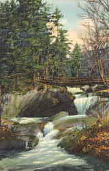 The Basin, Franconia Notch White Mountains, NH Postcard Postcard