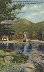 Overshot Water Wheel on Shadow Lake, Indian Head Postcard