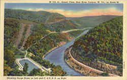 Scenic View, New River Canyon, On Route 60 Postcard