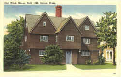 Old Witch House Salem, MA Postcard Postcard