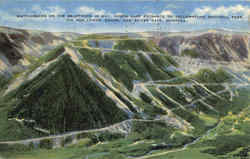 Switchbacks on the Beartooth Hi-Way Montana Postcard Postcard