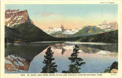 St. Mary Lake From Going-To-The-Sun Chalets Postcard