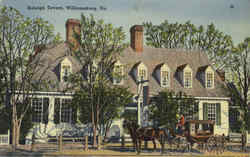 Raleigh Tavern Williamsburg, VA Postcard Postcard