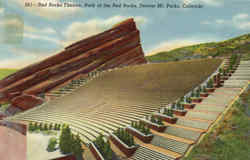 Red Rocks Theatre, Park of the Red Rocks Denver Mt. Parks, CO Postcard Postcard