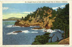 Rugged Coast on Point Lobos Postcard