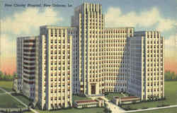 New Charity Hospital Postcard