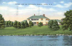 Capitol Lake And Governor's Mansion Postcard