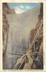 Shoshone Dam Postcard