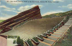 Red Rocks Theatre, Park of the Red Rocks Postcard