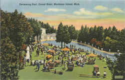 Swimming Pool, Grand Hotel Mackinac Island, MI Postcard Postcard