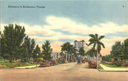 Entrance to Bradenton Florida Postcard Postcard