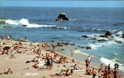 Arch Rock And Beach Postcard