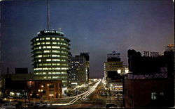 Vine Street Hollywood, CA Postcard Postcard