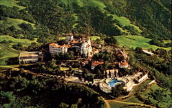 Aerial View Of Hearst Castle And Grounds San Simeon, CA Postcard Postcard