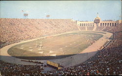 Los Angeles Memorial Coliseum California Postcard Postcard