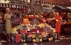 Farmers Market Los Angeles, CA Postcard Postcard