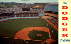 The Dodger Stadium Los Angeles, CA Postcard Postcard