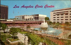 Los Angeles Civic Center Square Postcard