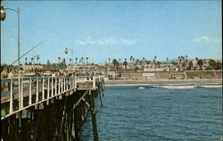 Oceanside Fishing Pier Postcard