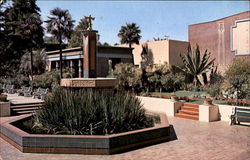 The Plaza And Fountain, Rosicrucian Park San Jose, CA Postcard Postcard