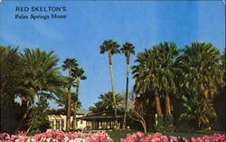 Red Skelton's Palm Springs Home California Postcard Postcard