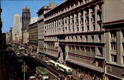 Famed Market Street Postcard