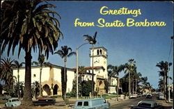 Greetings From Santa Barbara Postcard