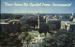 View From The Capitol Dome Postcard