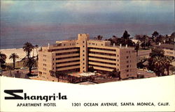 Shangri La Apartment Hotel, 1301 Ocean Avenue Santa Monica, CA Postcard Postcard