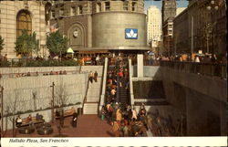 Hallidie Plaza San Francisco, CA Postcard Postcard