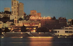 Ghirardelli Square, North Point Polk Beach Larkin Streets San Francisco, CA Postcard Postcard