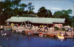 Stow Lake Boat House, Golden Gate Park San Francisco, CA Postcard Postcard