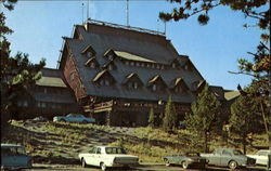 Old Faithful Inn Yellowstone National Park Postcard Postcard